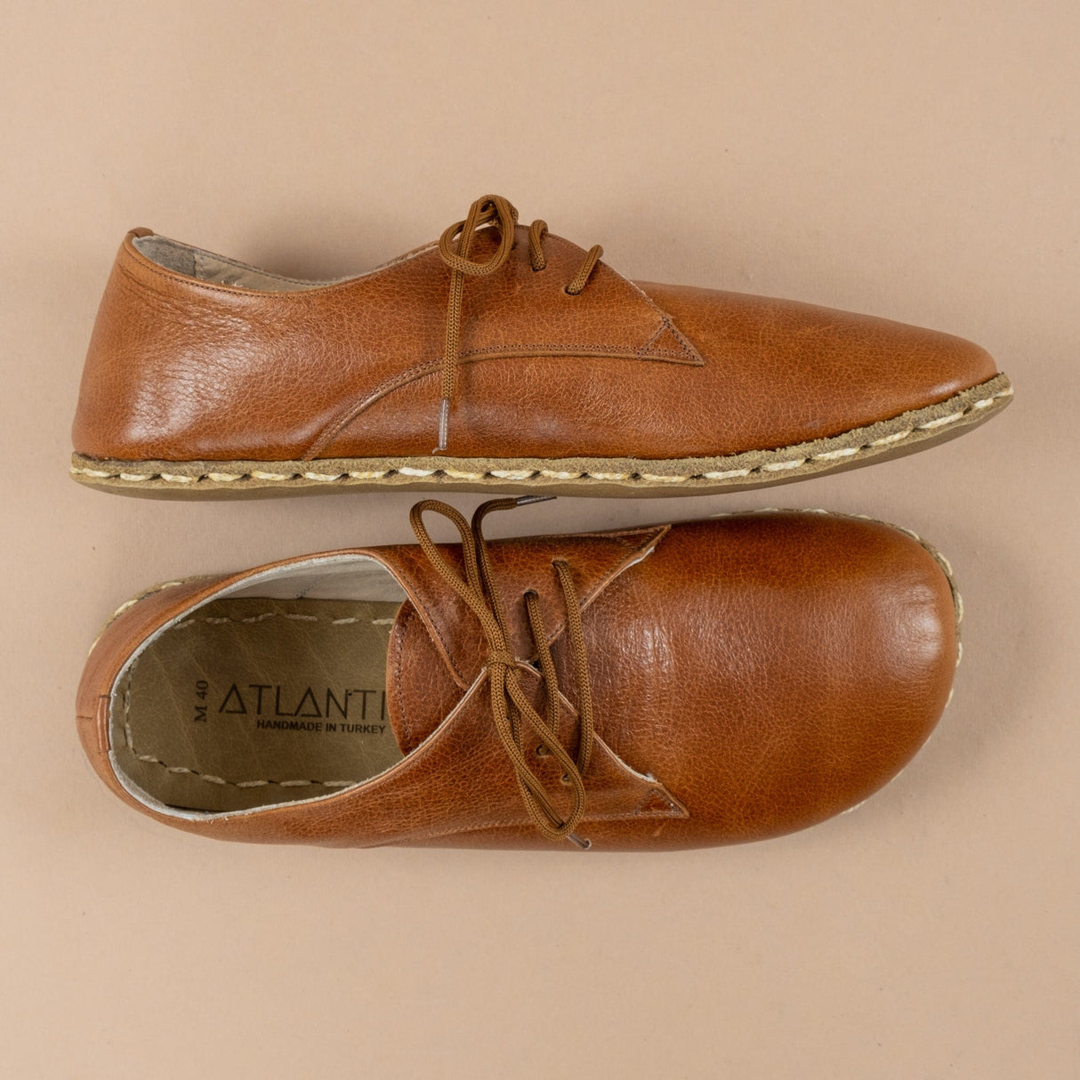Women's Brown Oxfords from Atlantis Handmade Shoes