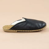 Men's Black Barefoot Shearlings from Atlantis Handmade Shoes
