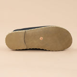 Women's Black Barefoot Slippers from Atlantis Handmade Shoes