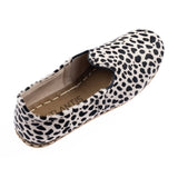 Women's Black Dots Slip On Shoes from Atlantis Handmade Shoes