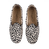 Women's Black Dots Slip On Shoes from Atlantis Handmade Shoes