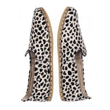 Women's Black Dots Slip On Shoes from Atlantis Handmade Shoes