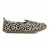 Women's Black Dots Slip On Shoes from Atlantis Handmade Shoes