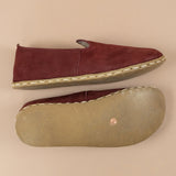 Women's Burgundy Barefoots from Atlantis Handmade Shoes