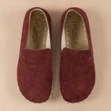 Women's Burgundy Minimalists from Atlantis Handmade Shoes