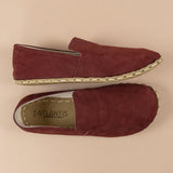 Women's Burgundy Minimalists from Atlantis Handmade Shoes