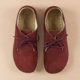 Men's Burgundy Oxfords from Atlantis Handmade Shoes