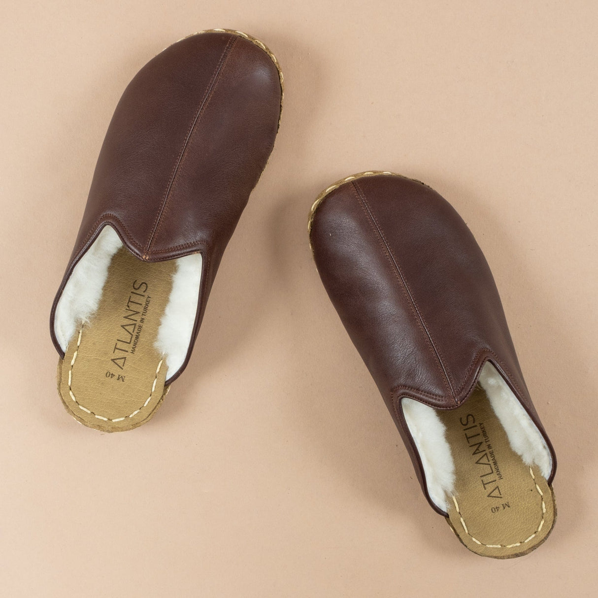 Women's Cafe Noir Barefoot Shearlings from Atlantis Handmade Shoes