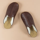 Men's Cafe Noir Barefoot Shearlings from Atlantis Handmade Shoes