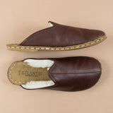 Men's Cafe Noir Barefoot Shearlings from Atlantis Handmade Shoes