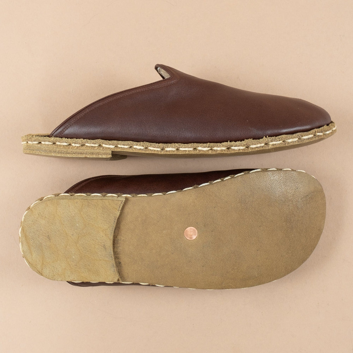 Women's Cafe Noir Barefoot Slippers from Atlantis Handmade Shoes