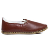 Men's Cacao Shearlings from Atlantis Handmade Shoes