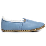 Men's Sky Blue Shearlings from Atlantis Handmade Shoes