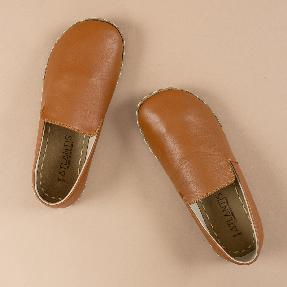 Women's Cocoa Minimalists from Atlantis Handmade Shoes