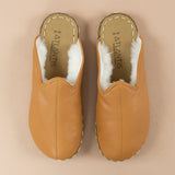 Women's Coconut Barefoot Shearlings from Atlantis Handmade Shoes