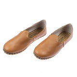 Men's Coconut Brown Slip On Shoes from Atlantis Handmade Shoes