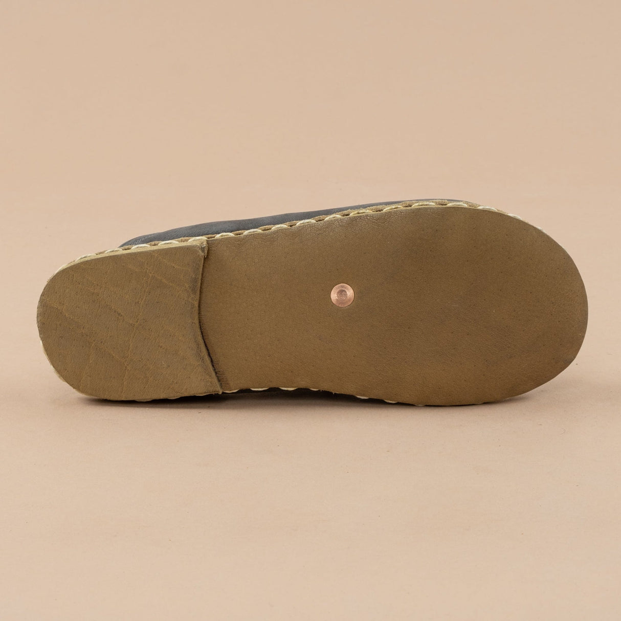 Men's Gray Barefoot Shearlings from Atlantis Handmade Shoes