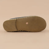 Men's Gray Barefoot Shearlings from Atlantis Handmade Shoes