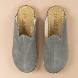 Women's Gray Barefoot Slippers from Atlantis Handmade Shoes