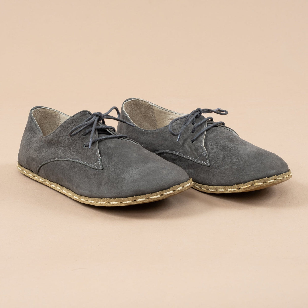Women's Gray Oxfords from Atlantis Handmade Shoes