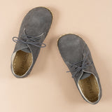 Women's Gray Oxfords from Atlantis Handmade Shoes