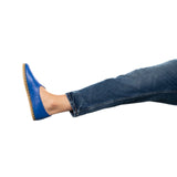 Men's Blue Slip On Shoes from Atlantis Handmade Shoes