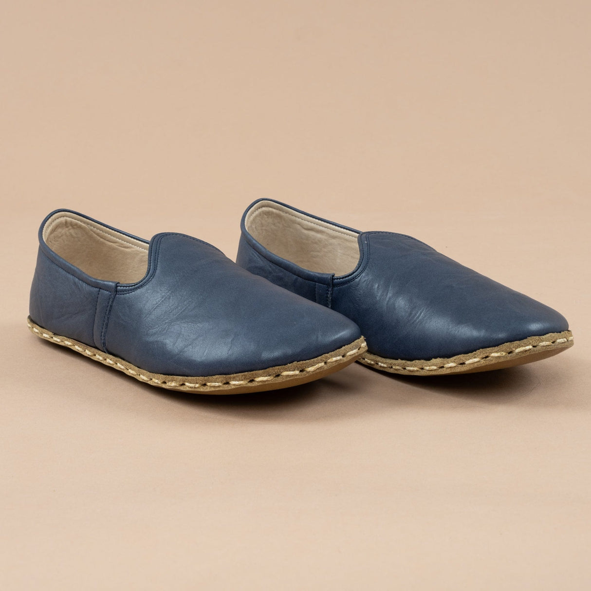 Women's Navy Barefoots from Atlantis Handmade Shoes