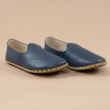 Men's Navy Barefoots from Atlantis Handmade Shoes