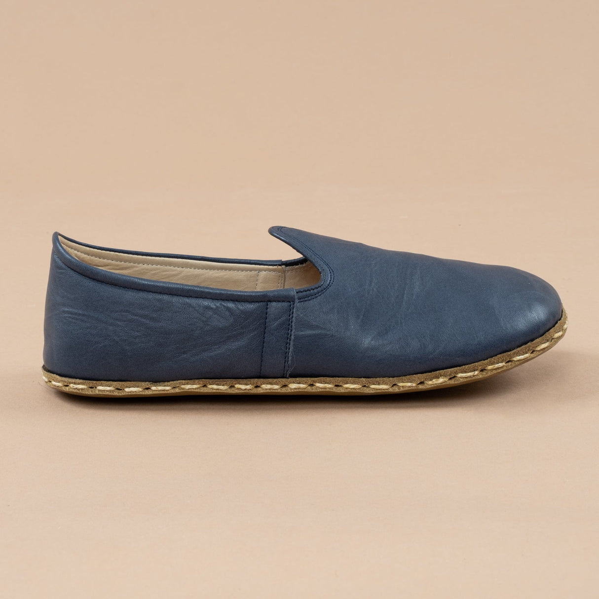 Men's Navy Barefoots from Atlantis Handmade Shoes