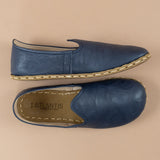 Women's Navy Barefoots from Atlantis Handmade Shoes