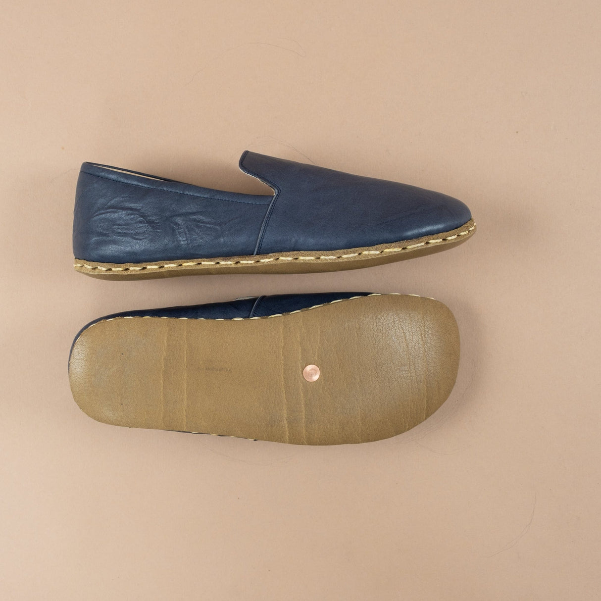 Women's Navy Minimalists from Atlantis Handmade Shoes