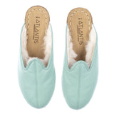 Women's Aqua Shearlings from Atlantis Handmade Shoes