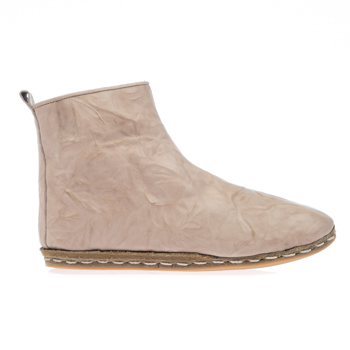 Men's Beige Boots from Atlantis Handmade Shoes
