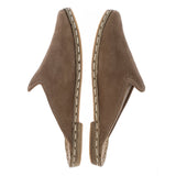 Women's Beige Slippers from Atlantis Handmade Shoes