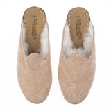 Men's Beige Shearlings from Atlantis Handmade Shoes