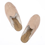 Women's Beige Shearlings from Atlantis Handmade Shoes