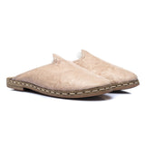 Men's Beige Shearlings from Atlantis Handmade Shoes