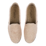 Women's Beige Slip On Shoes from Atlantis Handmade Shoes