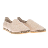 Men's Beige Slip On Shoes from Atlantis Handmade Shoes