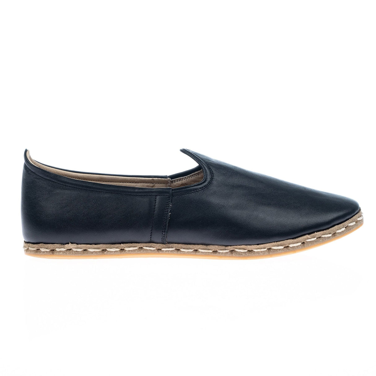 Women's Black Slip On Shoes from Atlantis Handmade Shoes