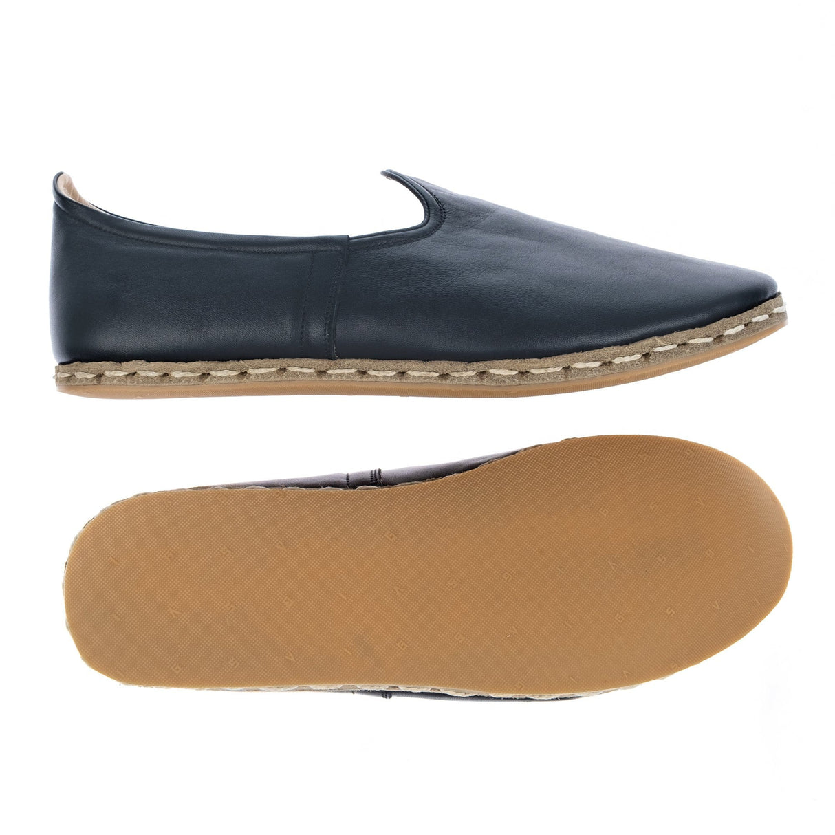 Women's Black Slip On Shoes from Atlantis Handmade Shoes