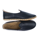 Women's Black Slip On Shoes from Atlantis Handmade Shoes
