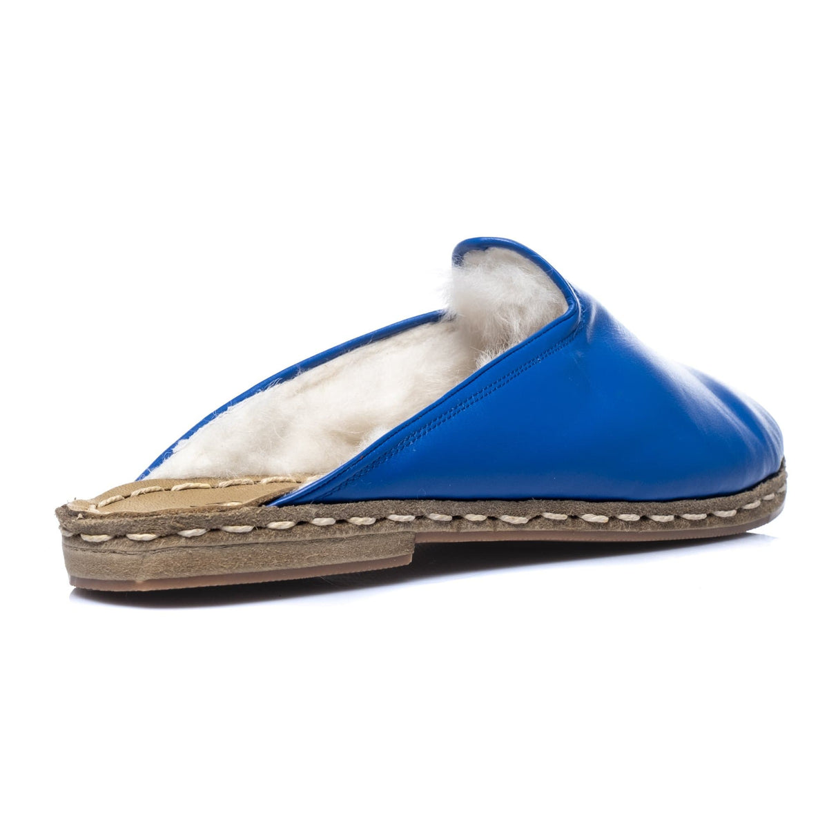 Women's Blue Shearlings from Atlantis Handmade Shoes