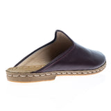 Women's Maroon Slippers from Atlantis Handmade Shoes