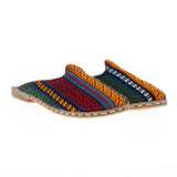Women's Green Kilims from Atlantis Handmade Shoes
