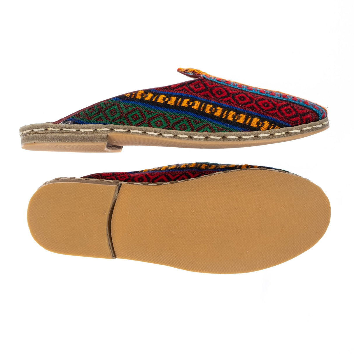Men's Green Kilims from Atlantis Handmade Shoes