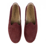 Women's Burgundy Slip On Shoes from Atlantis Handmade Shoes