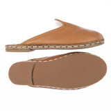 Women's Coconut Brown Shearlings from Atlantis Handmade Shoes