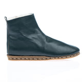 Men's Green Shearling Boots From Atlantis Handmade Shoes
