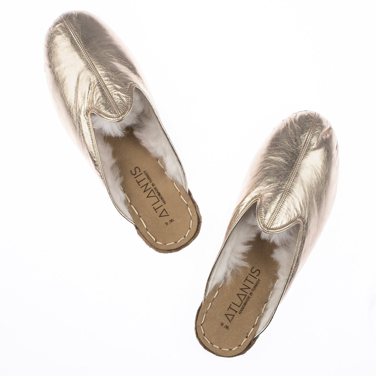 Men's Gold Shearlings from Atlantis Handmade Shoes